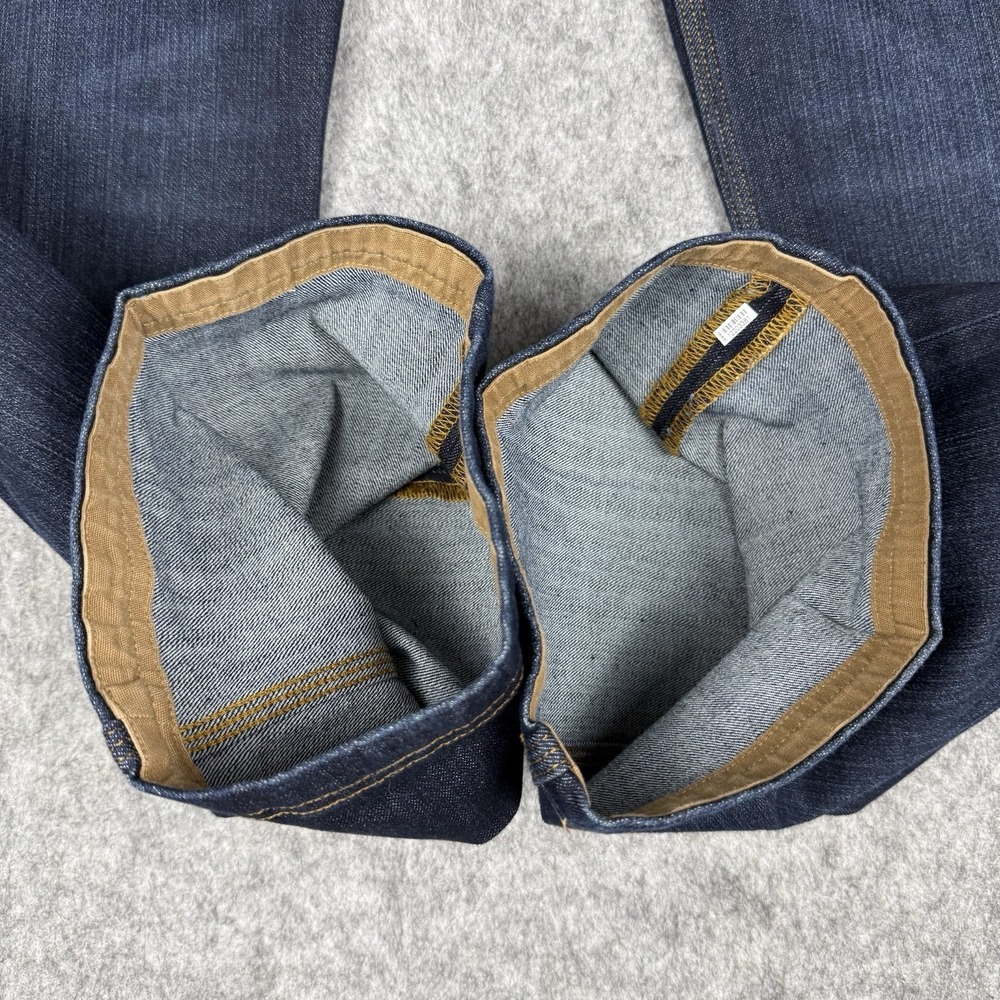 Duluth Trading Co Ballroom Double Flex Jeans Men 42x34 Relaxed Fit Dark Wash EUC - Picture 10 of 14